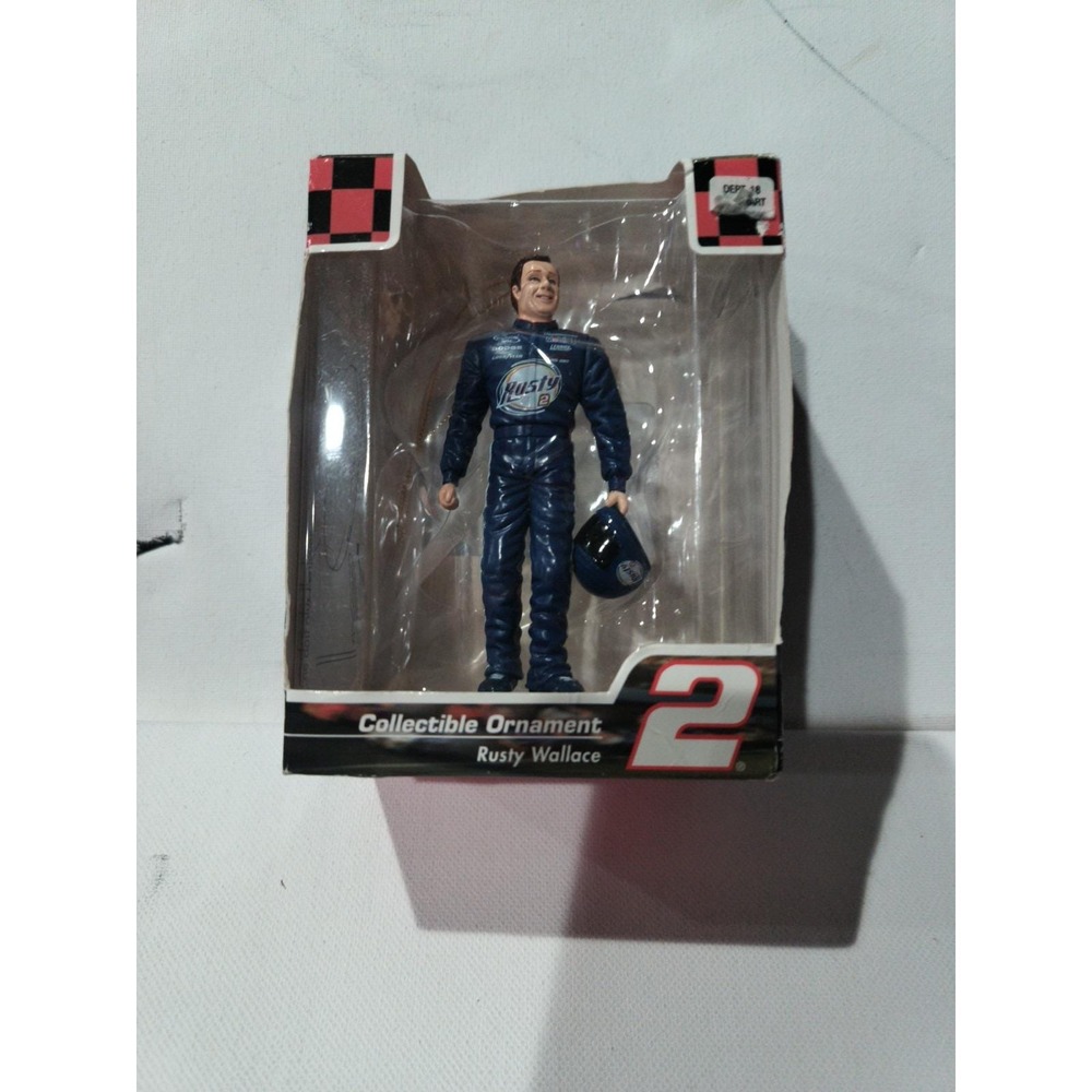 2004 Rusty Wallace NASCAR  Driving Racing Christmas Ornament Number 2